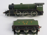 Bassett-Lowke Gauge 0 12vDC LNER 2-6-0 Mogul Locomotive and Tender No 33