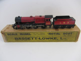 Bassett-Lowke Gauge 0 AC Electric 2nd Series LMS 4-6-0 "Royal Scot" Locomotive and Tender Boxed