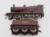 Bing Gauge 0 C/W MR 4-4-0 Locomotive and Tender 999