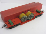 Hornby Gauge 0 Trolley Wagon with Cable Drums Boxed