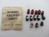 13 Postwar Hornby Gauge 0 Lamps