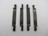 2 Pairs of Hornby Gauge 0 Coachboard Fixing Clips