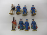 French Hornby Gauge 0 Plastic Figures
