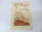 Replica "English Bing Trains" Catalogue 1926