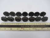 Gauge 0 Steel Bogie Coach Wheels with Axles