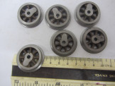 6 Gauge One turned Cast Iron 8 spoke Locomotive Driving Wheels