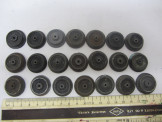 Gauge 0 Bogie Coach Wheels