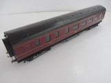 Exley Gauge 0 K6 LMS Maroon Corridor Brake 3rd Bogie Coach 6003