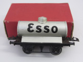 Postwar Hornby Gauge 0  "Esso" Tank Wagon Boxed