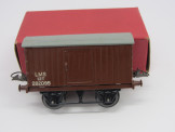 Postwar Hornby Gauge 0 LMS No1 Goods Van Boxed