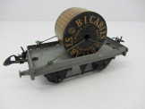 Hornby Gauge 0 LMS Flat Wagon with Cable Drum