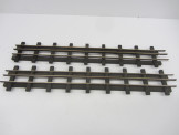 2 Bassett-Lowke Gauge 0 18" All Brass Rail Straights