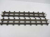 2 Bassett-Lowke Gauge 0 18" All Brass Rail Straights