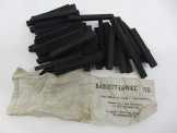 Qty of Bassett-Lowke Gauge 0 Wooden Sleepers and a Bassett-Lowke Bag