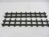 2 Bassett-Lowke Gauge 0 18"Steel 2-Rail Straights
