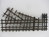 Gauge 0 Brass 2-Rail Double Track RH Turnout