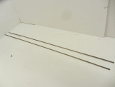 2 Bassett-Lowke Gauge 0 36" Lengths of Brass Rail