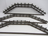 Gauge 0 Steel Rail Curves as shown