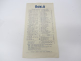 Hornby Dublo Price List c1939