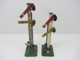 2 Postwar Hornby Gauge 0  Signals