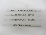 Replica Hornby Gauge 0 Coach Destination Boards