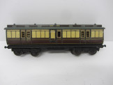 Carette Gauge 0 GWR Clerestory Roof Full Brake Bogie Coach