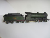 Very Rare and Early c1925 J S Beeson Gauge 0 Freelance 4-4-0 Locomotive and Tender 137