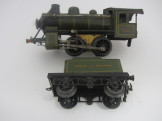 Scarce Bing Gauge 0 Electric GW 0-4-0 Locomotive and Tender 3433