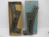 Pair of Hornby Gauge 0 Electric RH and LH 2ft Radius Points Boxed