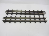 2 x Bassett-Lowke Gauge 0 All Brass Rail 18inch Electric Straights