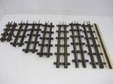Various Lengths of Bassett-Lowke Gauge 0 All Brass Rail Electric Straights
