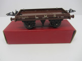 Postwar Hornby Gauge 0 LMS Flat Truck Boxed