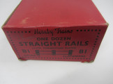 12 Postwar Hornby Gauge 0 B1 Straight Rails Boxed