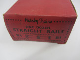 12 Postwar Hornby Gauge 0 B1 Straight Rails Boxed
