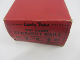12 Postwar Hornby Gauge 0 B1 Straight Rails Boxed