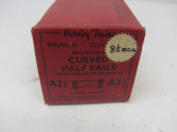6 Postwar Hornby Gauge 0 A21/2 Curved Rails Boxed