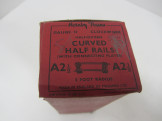 6 Postwar Hornby Gauge 0 A21/2 Curved Rails Boxed