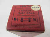 6 Postwar Hornby Gauge 0 B1/2 Straight Rails Boxed