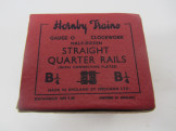 6 Postwar Hornby Gauge 0 B1/4 Straight Rails Boxed