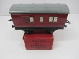 Postwar Hornby Gauge 0 No1 BR Brake Third Boxed