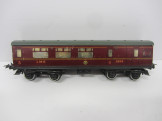 Hornby Gauge 0 LMS No2 Corridor Coach Brake Third