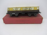 Hornby Gauge 0 GW No2 Corridor Coach First Third Boxed