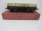 Hornby Gauge 0 GW No2 Corridor Coach First Third Boxed
