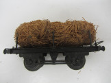 Hornby Gauge 0 Black Chassis Fibre Wagon