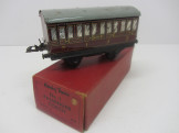 Postwar Hornby Gauge 0 No1 LMS Passenger Coach Boxed