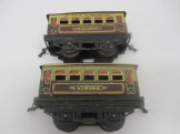 2 Hornby Gauge 0 M1 Pullman Coaches