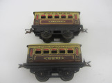 2 Hornby Gauge 0 No0 Pullman Coaches