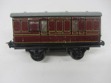 Postwar Hornby Gauge 0 LMS No1 Passenger Coach