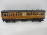 Leeds Gauge 0 Wood and Litho LNER 1st/3rd Bogie Coach