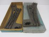 Pair of Hornby Gauge 0 Electric RH and LH Solid Base Points Boxed